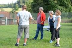 Stanování na hřišti – 16. 8. 2019