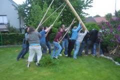 Stavění májí 23. 5. 2015